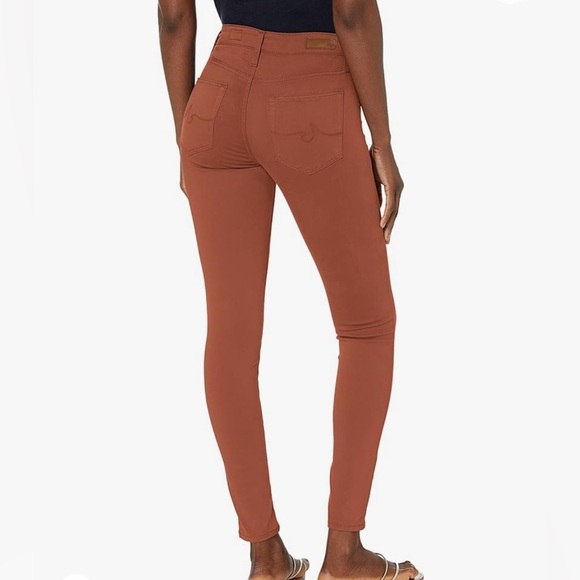 AG Womens Farrah Ankle Jeans High Rise Skinny Luscious Stretch Sateen Size 32 - Picture 2 of 3